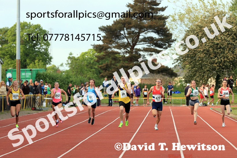 200 metres, 2026 NEGP 2, Monkton Stadium, Wednesday, May 27th. Photo: David T. Hewitson/Sports for All Pics